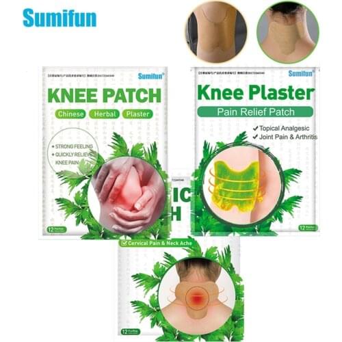 Sumifun 3 Types Wormwood Patch Pain Relief Plaster For Neck Knee Joint Rheumatoid Arthritis Cervical Pain Relief Herbal Sticker