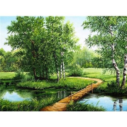 Natural scenery 5d diamond embroidery landscape diamond painting cross stitch mosaic diamond picture Home Decoration L365