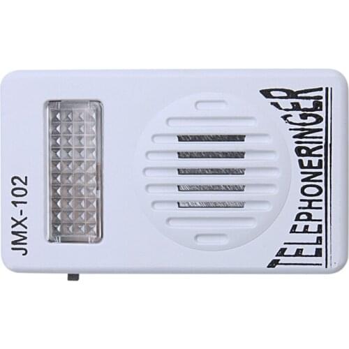 RJ11 Adapter Louder Telephone Ring Flash Amplifier Ringer for Landline Telephone