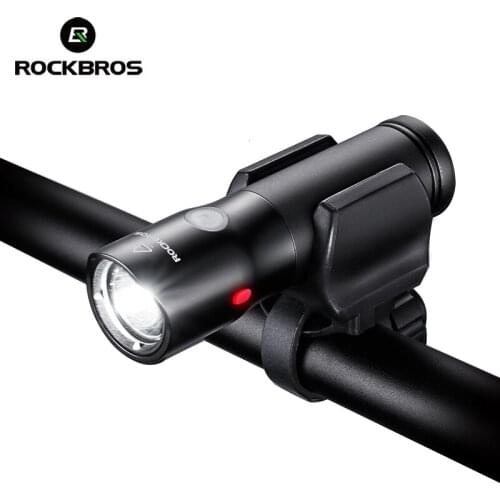 ROCKBROS 700 Lumen Bicycle Light Waterproof Power Bank USB Rechargeable MTB Bike Light Side Warning Flashlight 2000mAh 5 Modes