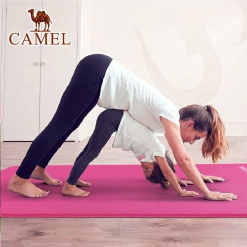 CAMEL Couple Yoga Mats Double Yoga Exercise Baby Crawling Mat Children Thicken Widen Floor Mat Household Foam Mat