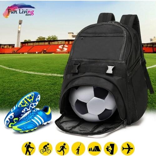 Large capacity backpack Durable Training Bags Soccer Pack Ball Bag Waterproof basketball Gym Backpack Rcbag049