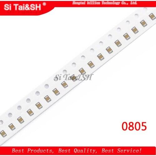 100PCS 0805 16V smd ceramic 1PF-10UF 20PF 220PF 330PF 680PF 4.7NF 22NF 33NF 10NF 220NF 1UF 2.2UF 4.7UF 10UF capacitors