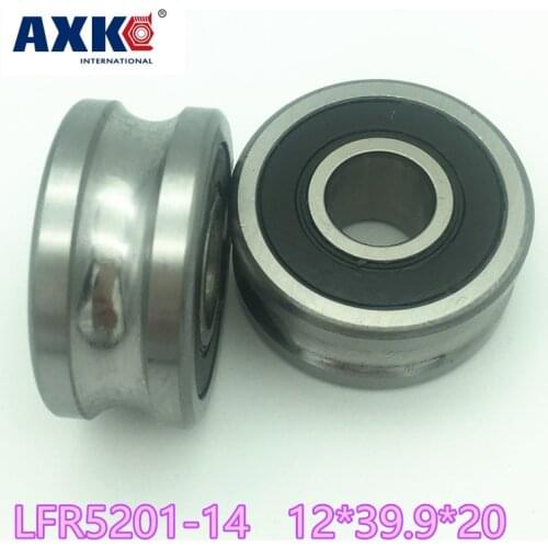 2019 Real 14 Mm Track Lfr5201-14 Npp Lfr5201 Kdd R5201-14 2rs Groove Roller Bearings 12*39.9*18*20 (precision Double Row Balls)