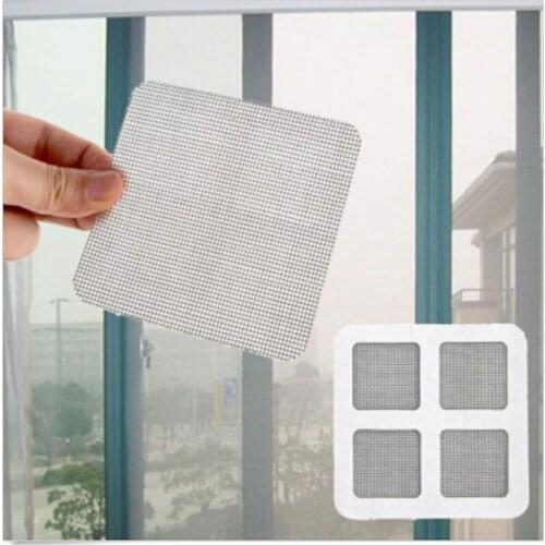 3Pcs Window Mosquito Screen Patch Door Mosquito Net Repair Tape Window Screen Mesh Kit Sticker Repair Tool Household