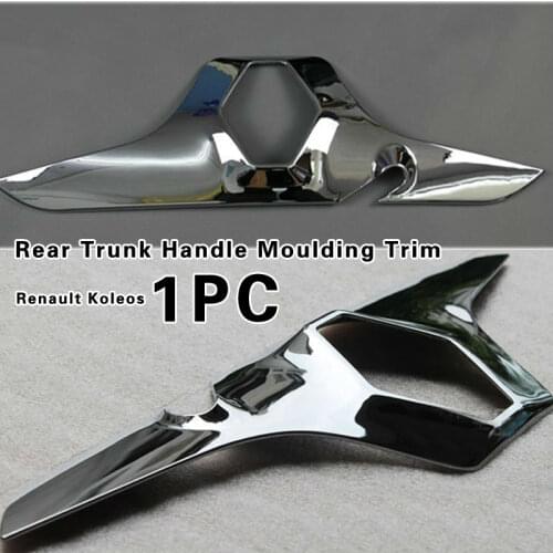 ABS chrome Rear Trunk Handle Moulding Trim 1PC For 2009 2010 2011 2012 2013 2014 Renault Koleos