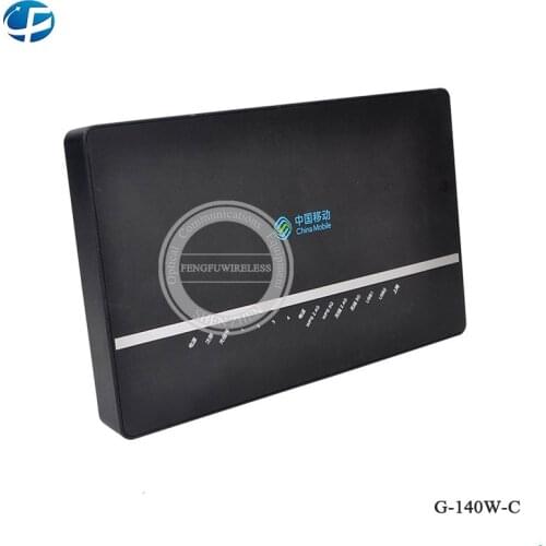 Second hand 10PCS GPON ONU For Alcatel Lucent Nokia G-140W-C with 4GE+1POTS+WIFI English version GPON ONU ONT