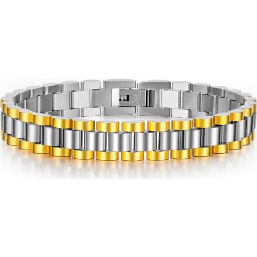 MIQIAO Stainless Steel Titanium Vintage Simple Hip Hop Bangle Wrist Chain Bracelet for Men Women Couple Friends Gift Jewelry Ane