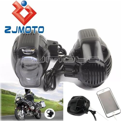 1-1/4'' Engine Auxiliary Spot Lights Driving Headlights USB Charge Projector For Harley BMW R 1200 GS Chopper Bobber Fog Lamp