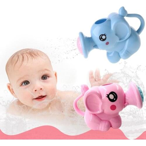 1 Pc Funny Small Elephant Watering Pot Baby Kids Bath Toys Plastic Watering Can Beach Play Sand Toy Gifts for Children