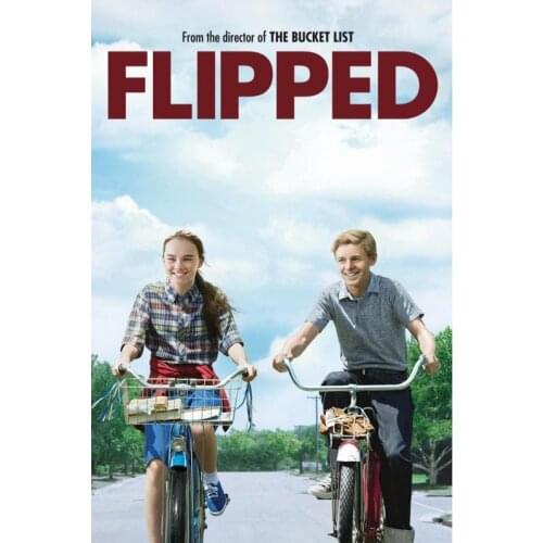 Custom Flipped Movie canvas Poster home Decoration cloth fabric wall poster print Fabric Print 27X40cm 30x45cm Drop Shipping