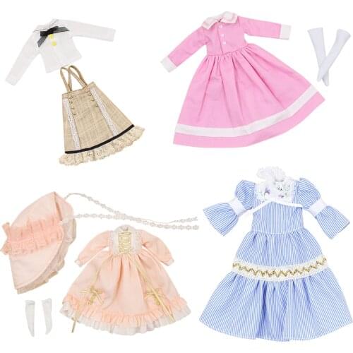 ICY DBS Blyth Doll Dress Long Sleeve Dress High Quality SD Suit