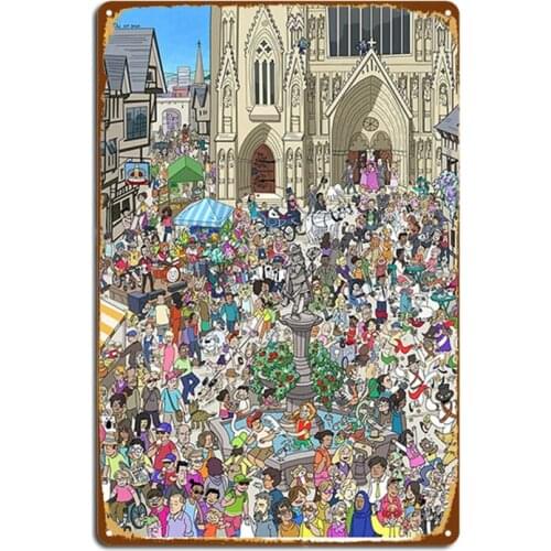 Cathedral City Metal Signs Cinema Kitchen Wall Printing Wall Plaque Tin sign Posters