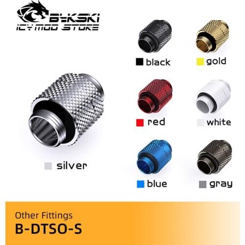 Bykski Male-Male Rotary Fitting Brass G1/4 Thread Adapter Vertical Angle Water Cooler PC Accessories Connectors B-DTSO-S