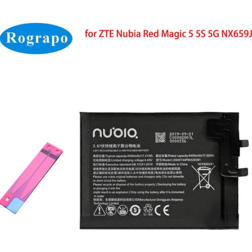 Original 4500mAh Li3945T44P8H526391 Replacement Mobile Phone Battery For ZTE Nubia Red Magic 5S Cellphone