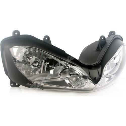 ALLGT Front Motorcycle Headlight Headlamp Assembly for KAWASAKI ZX10R 04 05 2004 2005