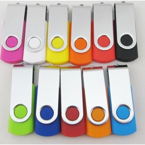 Rotate Swivel 64gb 8gb 16g 32gb 128gb Memory Stick Usb Flash Drive 2tb H2testw Pen Drive 1tb Promotional Gifts Customized Logo