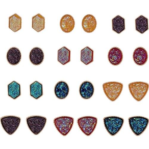 Earrings Piercing For Women Geometry Small Jewelry Gifts earrings Teens 2021 Trend Hoop Stud Earring Cute Pink Accessories