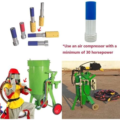 HOLDWIN 2'' Coarse Thread Boron Carbide Sandblast nozzle 150*6/8/10mm