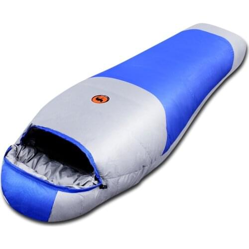 Camcel ultralight camping sleeping bag Mummy white duck down sleeping bag compression sleeping bag for Autumn&Winter 2600g