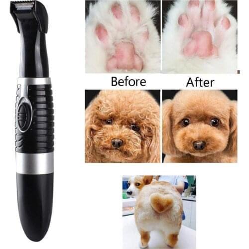 Dog Cat Nail Hair Trimmer Grinder Pet Grooming Tool Electrical Shearing Cutte Haircut Paw Shaver Clipper Low-noise