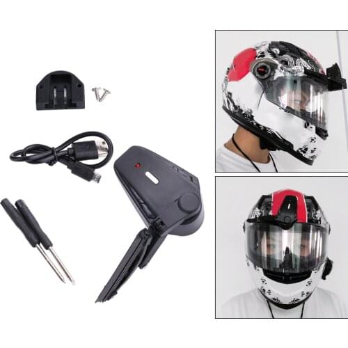 Universal motorcycle helmet electric wiper Motor helmet windshield wiper Compatible with most visor