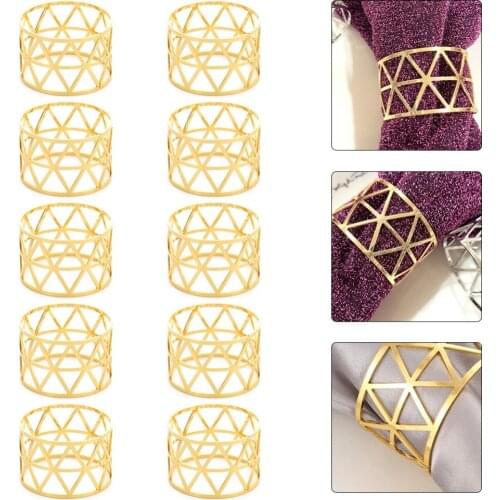 1pc Alloy Napkin Rings Wedding Napkin Rings Decoration Ring Table Decoration Accessories For Dinner Table Napkin Party Supplies