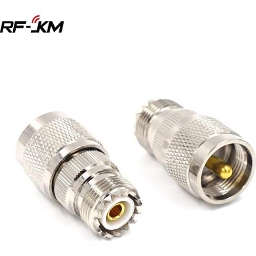 1pce PL259 UHF male plug center to UHF female SO-239 SO239 jack RF adapter connector