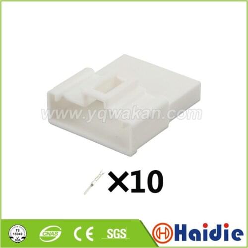 2sets electric 10pin auto male plug of 7283-7602 plastic wire cable harness connector