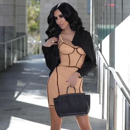 2021 Summer Sexy Spaghetti Strap Mesh Patchwork Party Dress for Women Club Robe Femme Casual Bodycon Vestidos De Festa DH7465