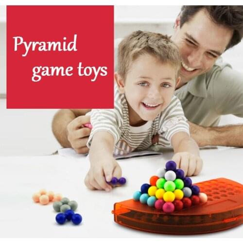 3D Puzzle IQ Pearl Logical Mind Game 178 Challenges Pyramid Plate Beads Intellectual Development Educational Game toys & hobbies