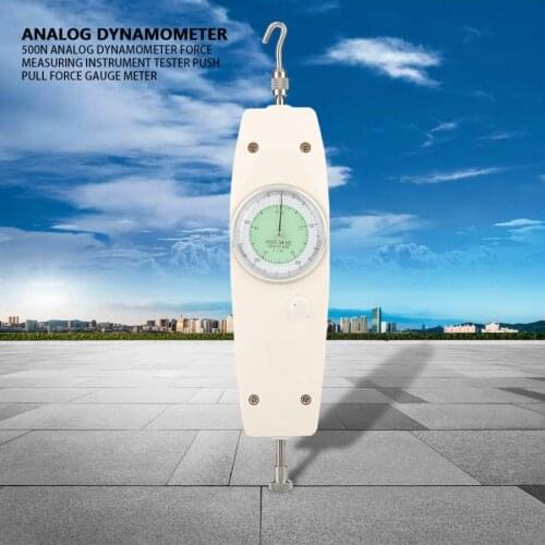 500N Analog Dynamometer Force Measuring Instrument Tester Push Pull Force Gauge Meter digital dinamometrica