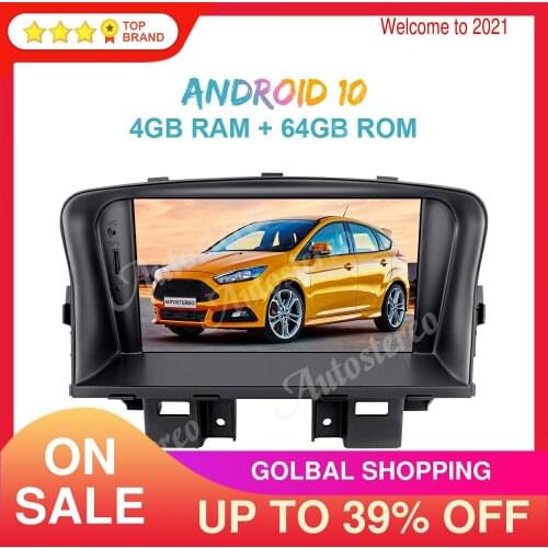 Android 10 Car DVD Player PX5/PX6 Multimedia Player GPS Navigation For CHEVROLET CRUZE 2008-2012 Auto Radio Stereo Head unit DSP
