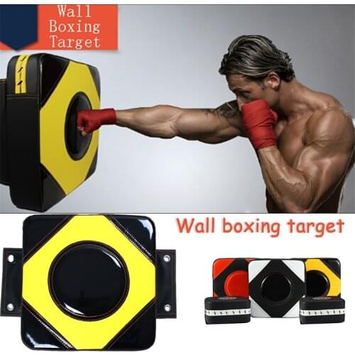 Boxing Hand Target MMA Martial Thai Kick Pad Kit Black Karate Training Mitt Focus Punch Pads Sparring Boxing Bags -40