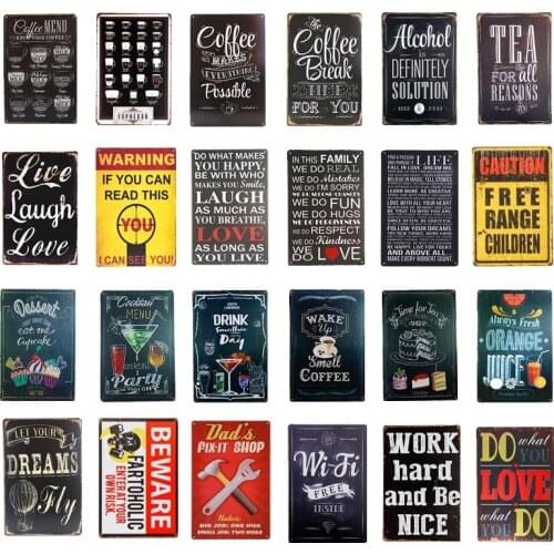 DL-Full Service Hot Rod Route 66 Metal Sign pin up girls with smile vintage Garage wall art poster