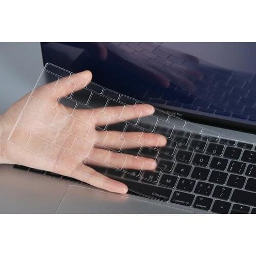 Laptop Keyboard Cover For MacBook Air Pro 11 12 13 15 17 inch Retina Touch Bar Notebook Protective Skin TPU Clear Film US Layout
