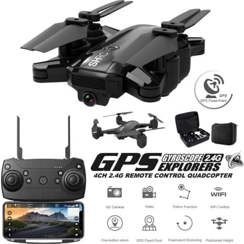 Dual GPS Drone Smart follow Track flight Automatic fixed height Quadcopter RC Helicopter Surround flight RC Drones Racing Drone