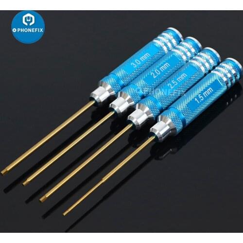 4 IN 1 Hexagon Screwdriver Set 1.5mm/2.0mm/2.5mm/3.0mm Hex Screw Diver Tools Kit Set For RC Quadcopter Drone Helicopter Repair