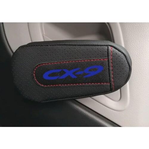 Pu Leather Knee Pad handrail pad Interior Car Accessories For Mazda Cx9