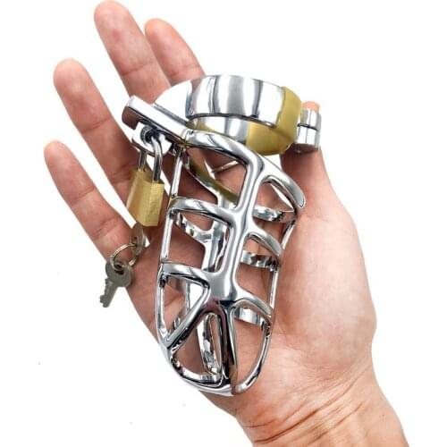 New penis ring vibrating cock ring chastity device male device chastity belt cock penis ring cock stainless steel chastity cage