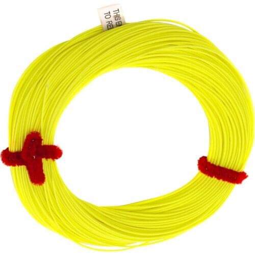 PVC Fly Line 100FT Floating Weight Forward Floating Loop Connector Line for Fly Fishing