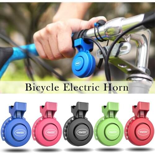 Blue Black Bicycle Bell Scooter Electric Horn USB Rechargeable Bike Horn Alarm Riding Equipment Green Red Pink Ring Bell