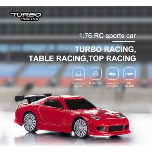 1:76 C71 Sports RC Car Limited Edition & Classic Edition with 3 Colors Mini Full Proportional RTR Turbo Racing Kit Adult Toys