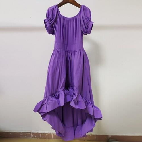 HIGH QUALITY New 2021 Fashion Dress Womens Shoulder Dovetail Ball Gown Party Dress