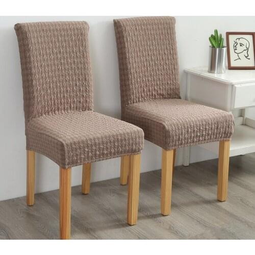 High Grade Jacquard Chair Cover Home Living Room Kitchen Spandex Chair Cover Elastic Dinner Table and Stool Chair Seat Covers
