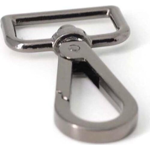 1 1/4 inch Gunmetal Swivel snap hooks