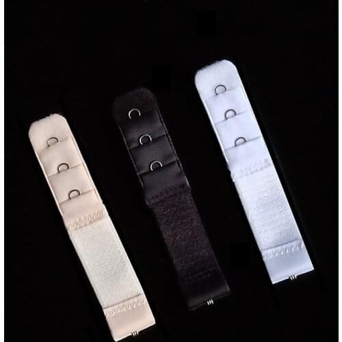 1 Pieces Soft Bra Extenders Strap 1 Rows 3 Hook Female Adjustable Elastic Nylon Clasp Extension Women Intimates Accessories