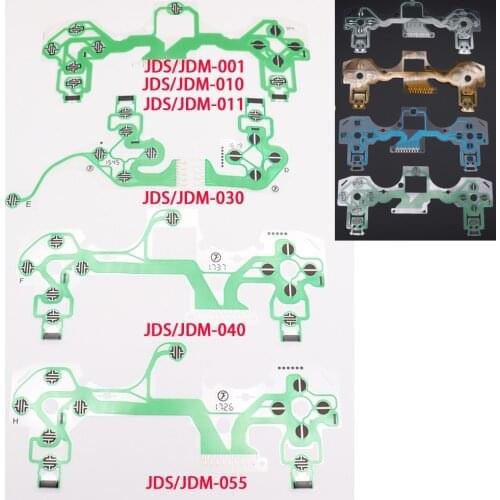 10PCS for PS4 Controller Conductive Film Keypad flat flex ribbon Cable for PlayStation 4 joypad replacement Parts