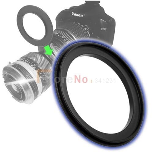 2pcs Male to male Lens ring 52mm-62mm 52 to 62mm Macro Reverse Ring for 52 to 62 mm lens Mount For extension tubes adapters