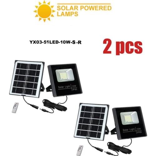 2pcs Solar Panels Solar Light for Garden Decoration Lighting IP65 Waterproof & Heatproof Street Wall Lamp seperable panel indoor
